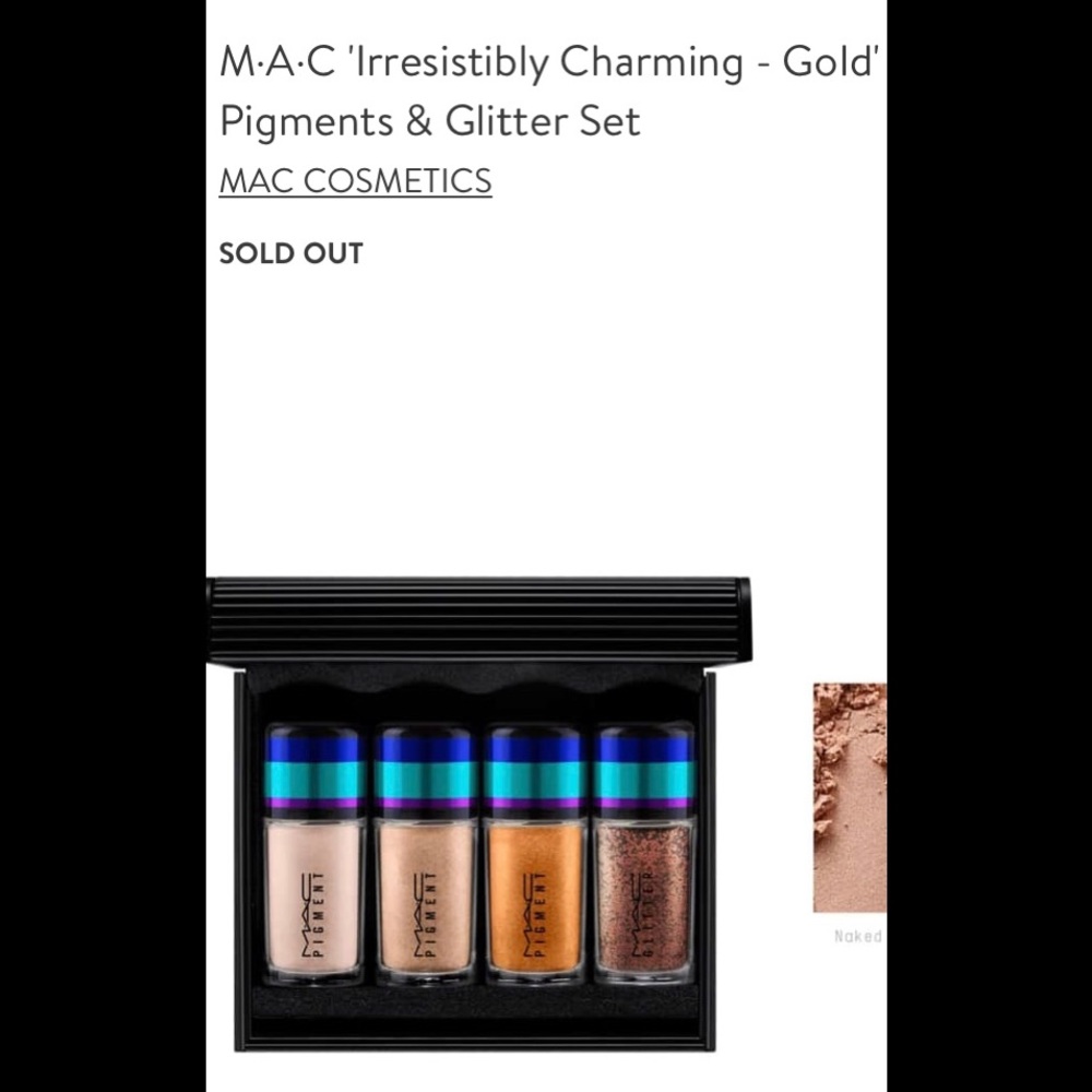 MAC Cosmetics Mini Pigments & Glitter Set